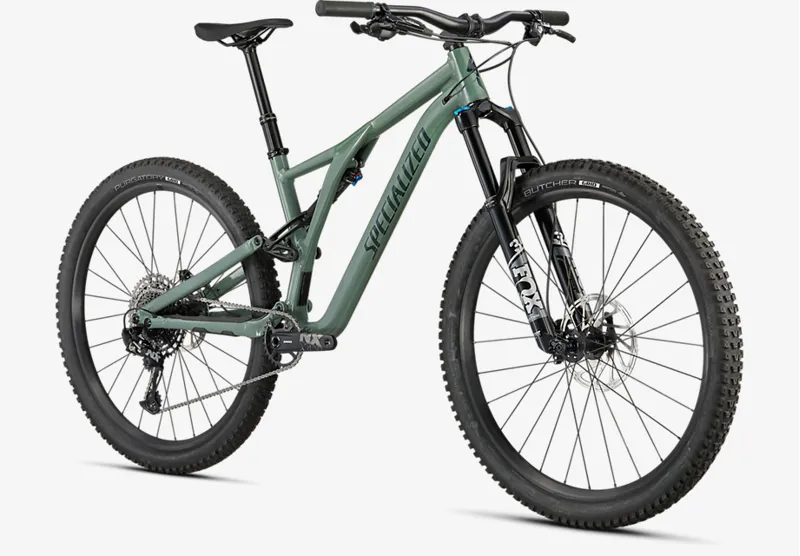 2022 Specialized Stumpjumper Comp Alloy FSR Mountain Bike - Gloss Sage Green-1